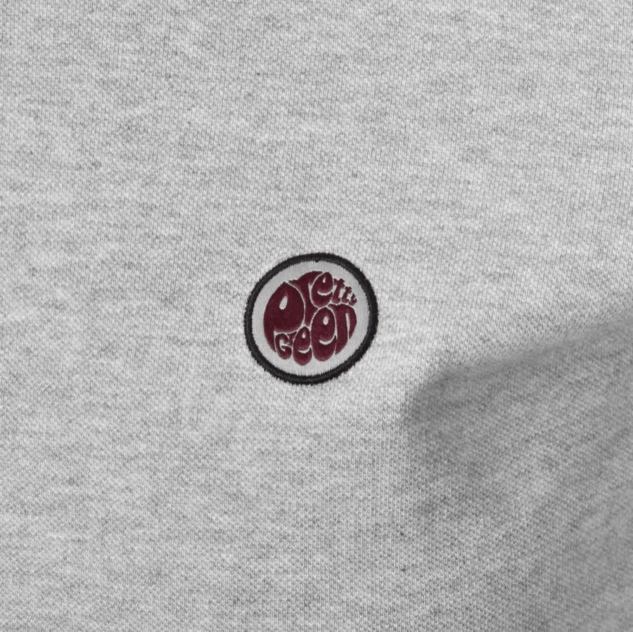Alternative Image for ProductPretty Green Tipped Polo T Shirt Grey3